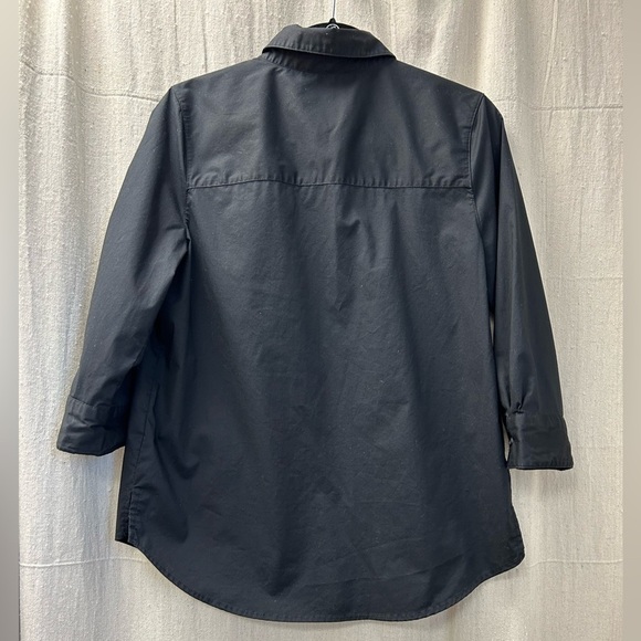 Casa Cabana/ Top Long Sleeve / button up/ Black / Size:M - Picture 5 of 7